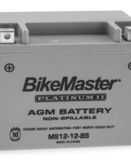 BikeMaster AGM Platinum II Battery YTX12-BS MS12-12-BS 12V 155CCA