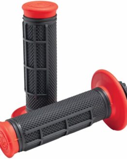 ProTaper Pro Series Clamp-On 1/2 Waffle Grips Red/Black