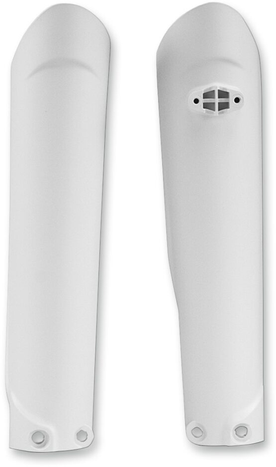 White Lower Fork Cover Set