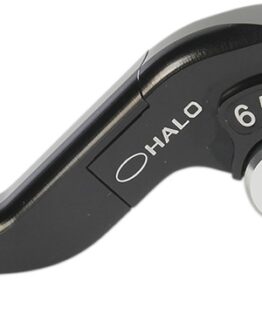 Halo Adjustable Folding Clutch Lever - Black