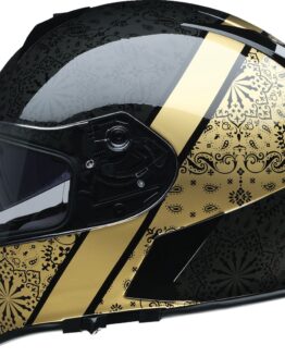 Z1R Warrant PAC Full Face Helmet XL Black/Gold