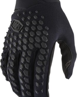 100% Men's Geomatic Gloves Black/Charcoal Large - ATV/Motocross/Off-Road