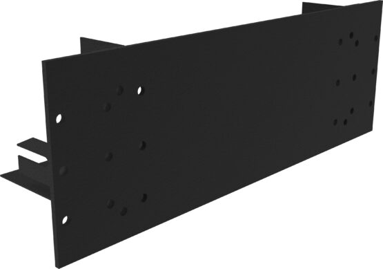 Saddle Tramp Amp Mounting Bracket Black For 1998-2013 Harley FLH - Image 3