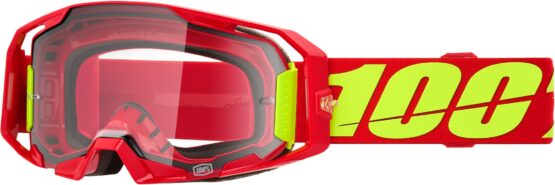 100 Percent Armatic Goggle Red Clear Lens