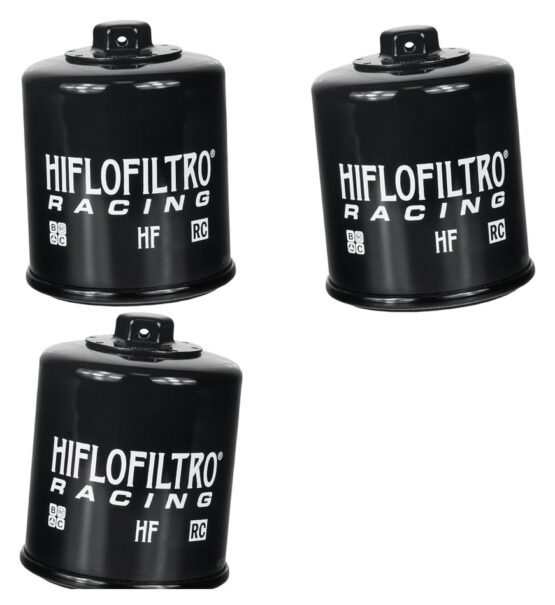HF204RC Race Oil Filter - Black - 3 Pack