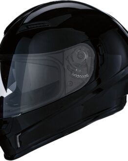 Jackal Full Face Street Helmet Gloss Black X-Small