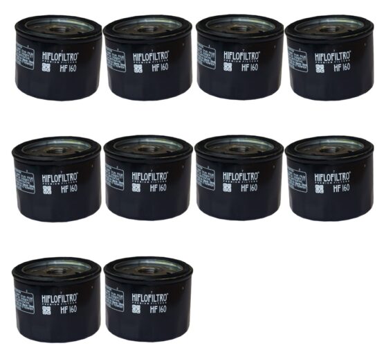 HF160 Oil Filter - Black - 10 Pack