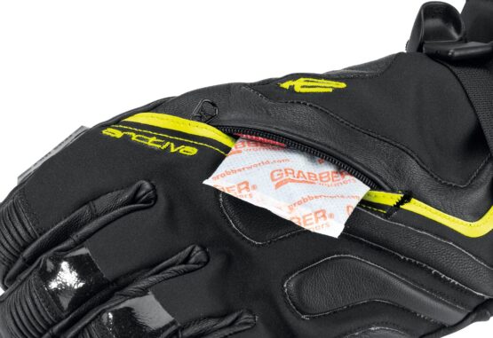 Meridian Snow Gloves Black Large - Image 2