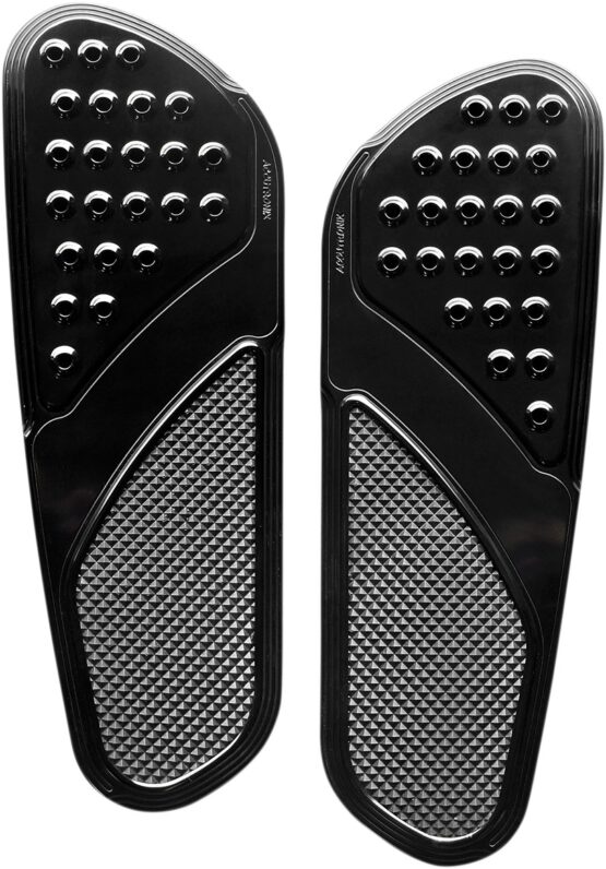 Accutronix Extended Vintage Drilled Driver Floorboards Black FBF91-DVB