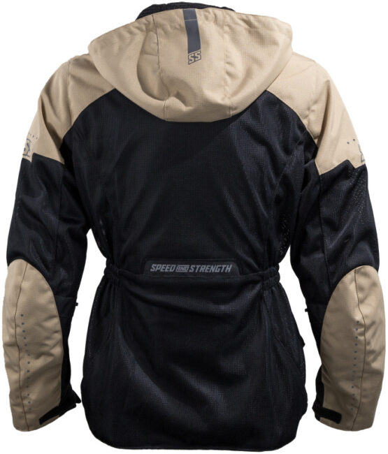 Speed and Strength Starstruck Mesh Jacket Tan/Black Womens XL - Image 3