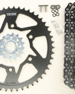 V3 Chain & Sprocket Kit Black RX Chain 520 16/49 Black Steel