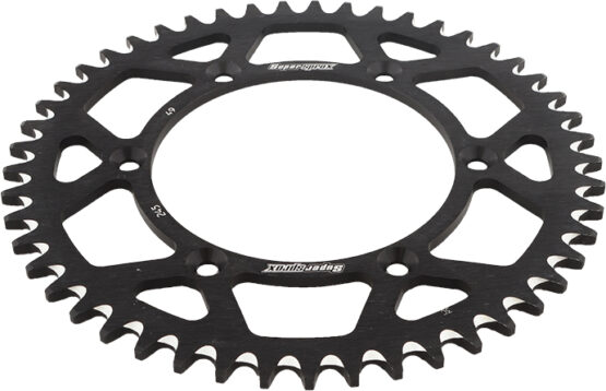Supersprox Aluminum Rear Sprocket 49T Black Fits Yamaha - Image 3