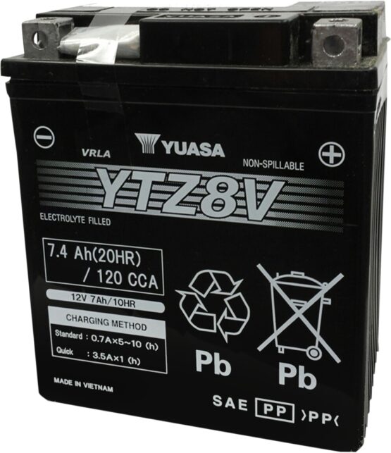 AGM Maintenance Free Battery YTZ8V - Image 2