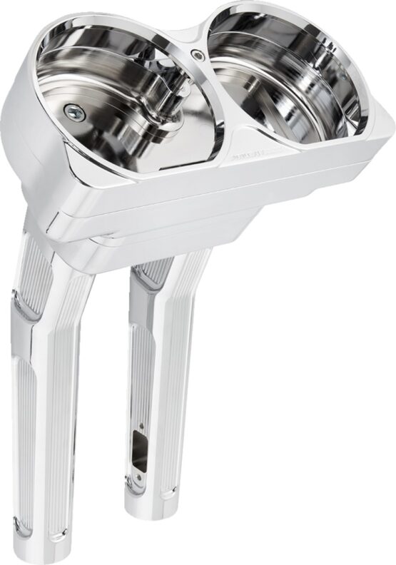 Arlen Ness Method Kickback 10in Chrome Handlebar Riser For Harley-Davidson