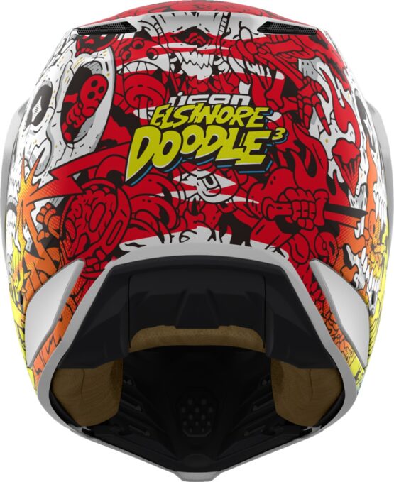 ICON Elsinore Doodle 3 Helmet 3XL Modular Glow Multi Unisex - Image 3