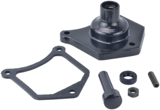 Gloss Black Solenoid Cover Starter Button