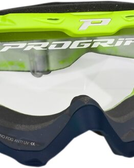 3450 Yellow / Navy Riot Goggles - Clear Lens w/ Roll-Off System