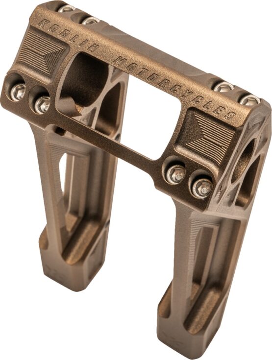 Kodlin USA Fastback Risers 6in Bronze For Harley-Davidson Digital Gauges - Image 4