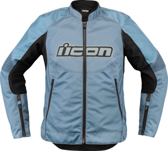 ICON Women's Overlord3 Jacket Black/Light Blue - S