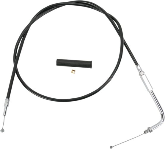 Drag Specialties Black Vinyl Throttle Cable 38in For Harley-Davidson