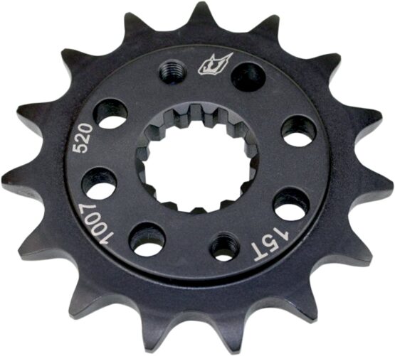Driven 520 Steel Front Sprocket Black 15T
