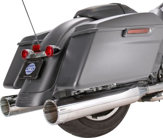MK45 Chrome 4.5" Slip On Exhaust Tracer - Image 2
