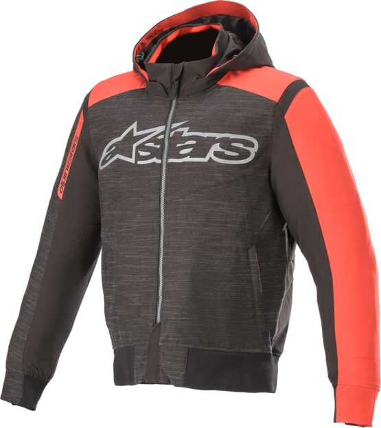 Black & Red Rhod Armored Hoodie Jacket X-Large