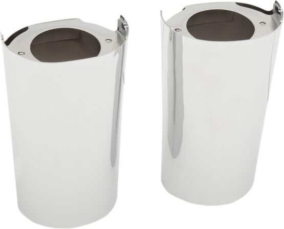 Drag Specialties Fork Slider Covers Smooth Chrome For Harley-Davidson