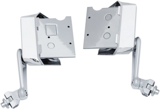 Omni Cruise Mounts Chrome Without Pegs by Kuryakyn