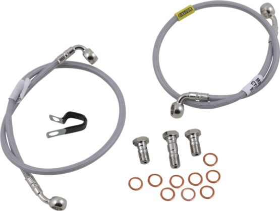 Stainless Steel Front Brake Line Kit - 2 Lines
