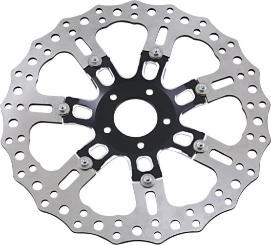 7-Valve Contour Floating Front Brake Rotor 356mm - Black
