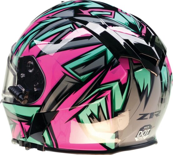 Z1R Warrant Neuron Snow Electric Helmet XS Gray/Pink/Teal - Image 2