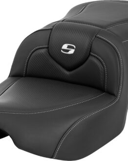 Saddlemen Roadsofa Carbon Fiber Seat Silver Stitch FL 2023-2024