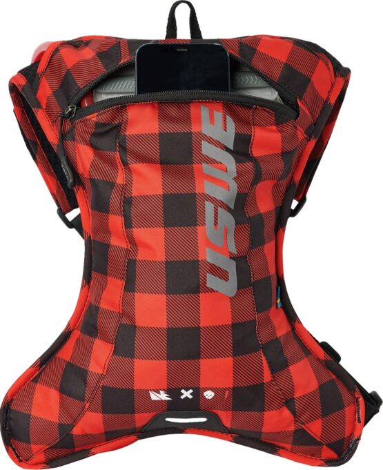 USWE Outlander 2L Hydration Pack Flannel Red/Black - Image 2