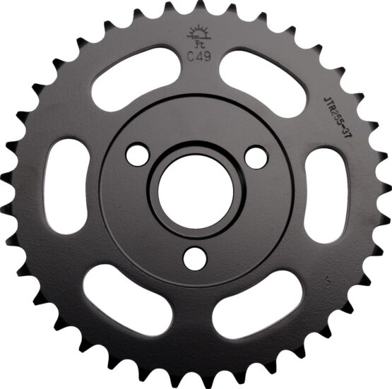 JT Steel Rear Sprocket 37 Tooth Natural Fits Honda