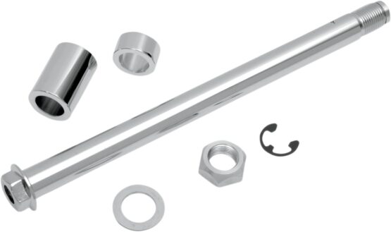 Drag Specialties Rear Axle Kit Chrome For 08-17 Harley Dyna