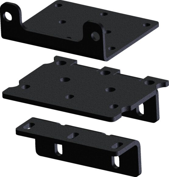 KFI Winch Mount Black Steel Fits 17-22 Prowler 500 / 20-22 Tracker 500S