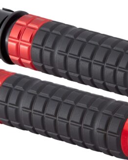 Arlen Ness SpeedLiner Grips TBW Red For Harley-Davidson 2025+