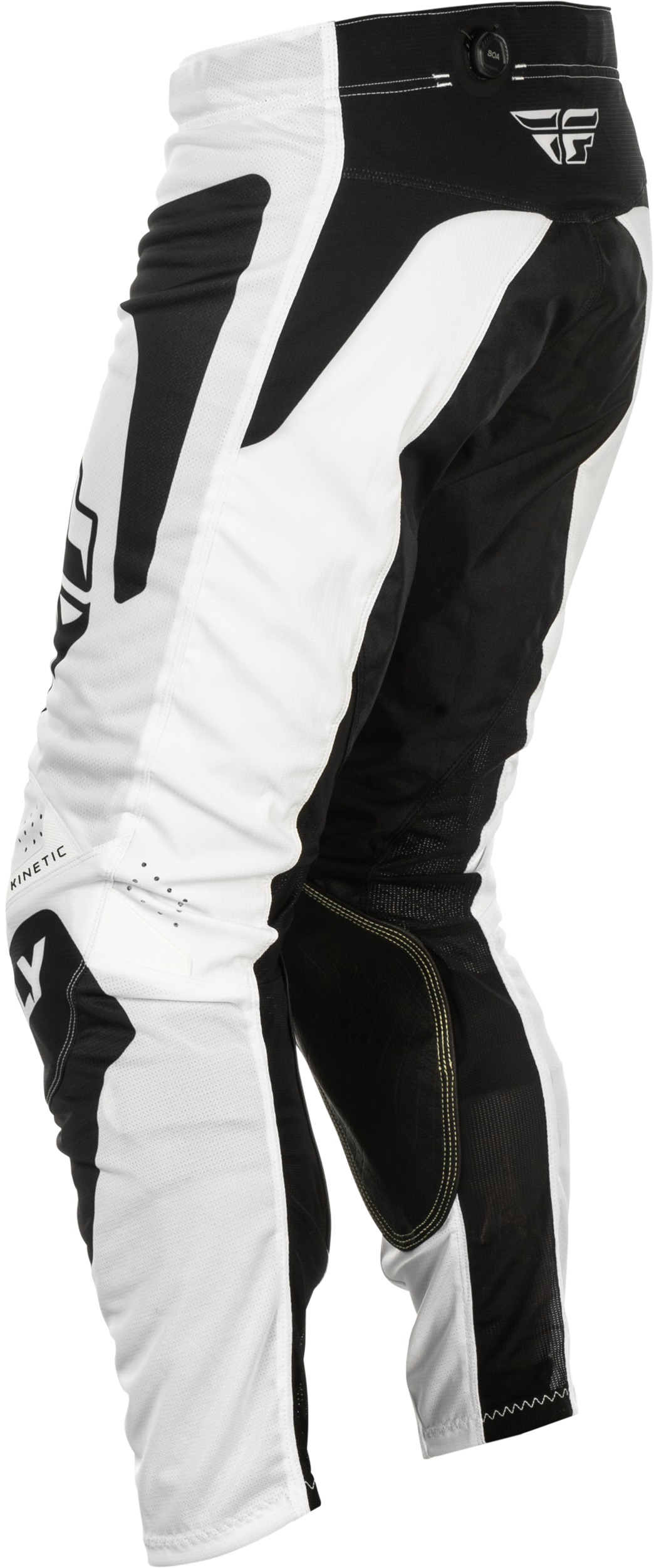 Fly Racing Kinetic Mesh Sym Pants White/Black Size 32 - Image 3