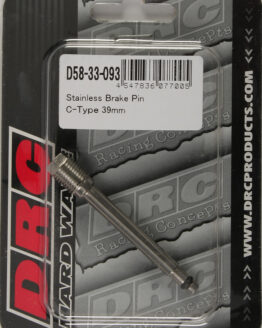 DRC Stainless Brake Pin C-Type 39mm Rear Silver D58-33-093