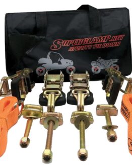Superclamp ATV/UTV Strap Kit with Deck Hooks and Storage Bag