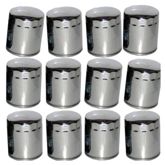HF171C Oil Filter - Chrome - 12 Pack