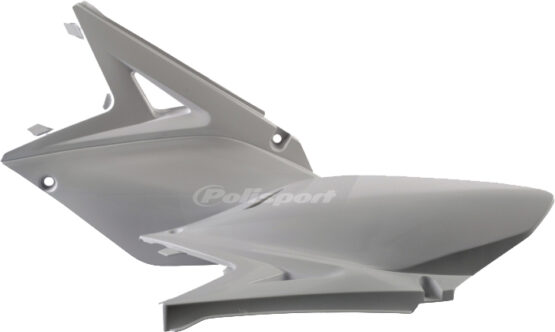 Plastic Side Number Plate - White