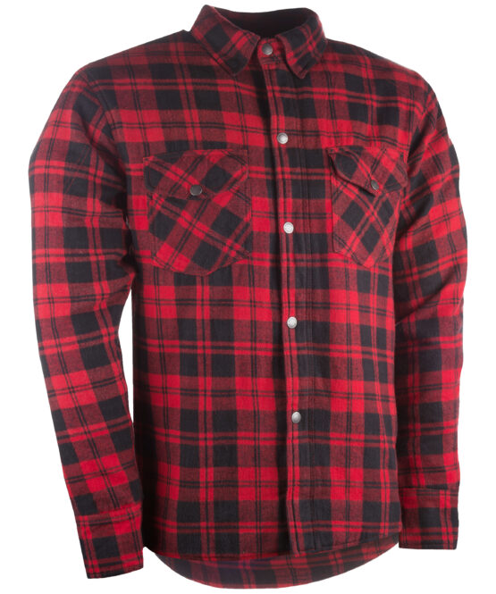 Highway 21 Marksman Flannel Black/Red Medium Men's Riding Shirt