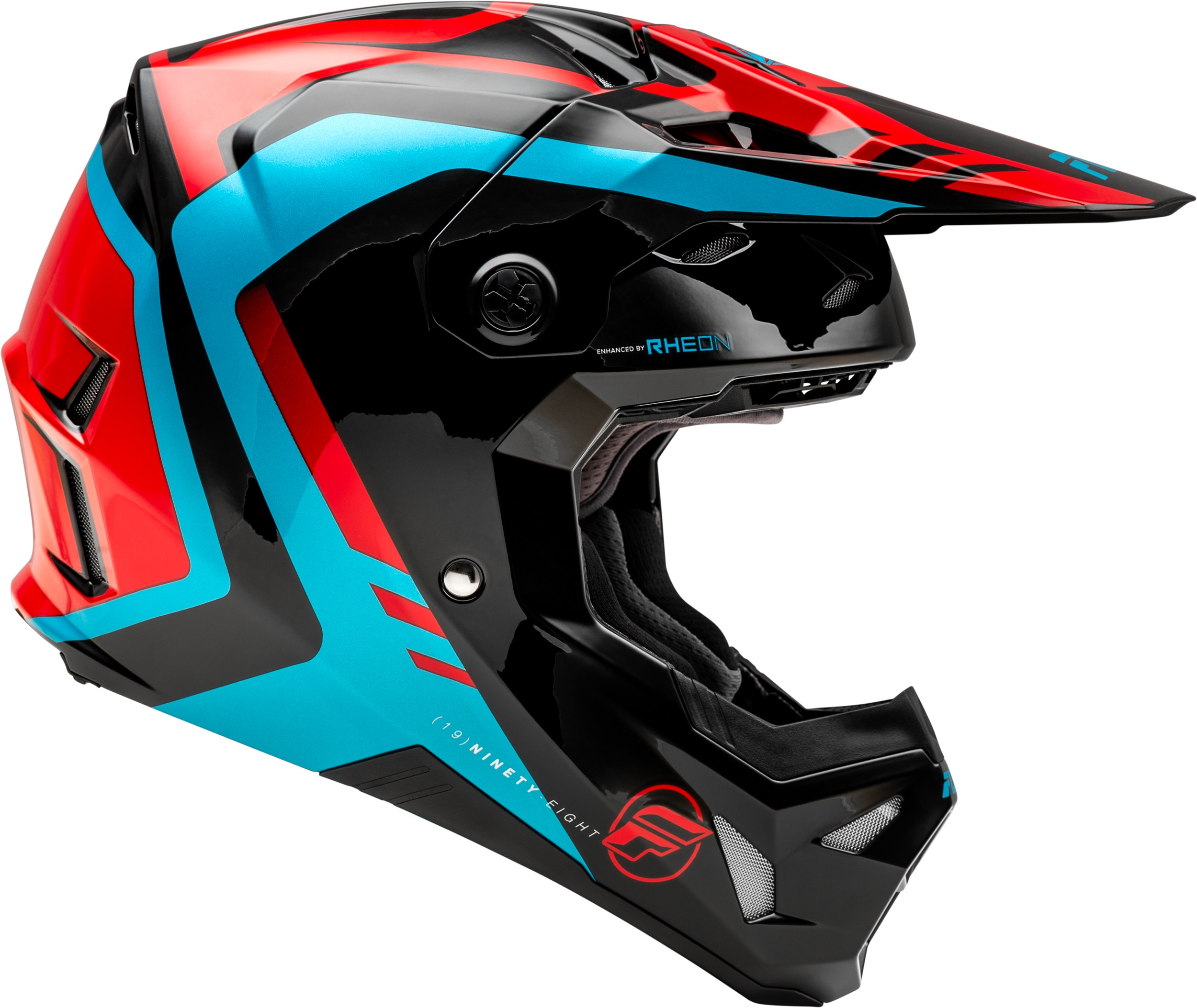 Fly Racing Formula CP Krypton Helmet Red/Black/Blue Large - Image 3