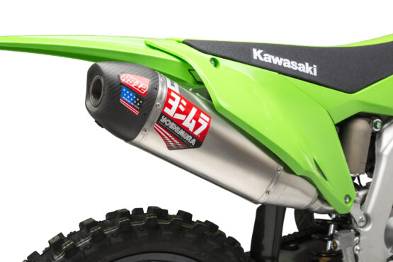 RS-12 Full Exhaust System Stainless/Aluminum Fits 21-22 Kawasaki KX250F/X
