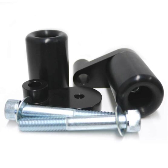 Shogun No Cut Frame Sliders Black Fits 2024 Kawasaki Ninja 500