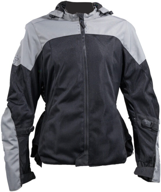 Speed and Strength Starstruck Mesh Jacket Grey/Black Womens XL