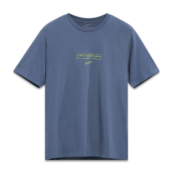 Alpinestars Bold Type Back CSF SS Tee Slate Blue Small