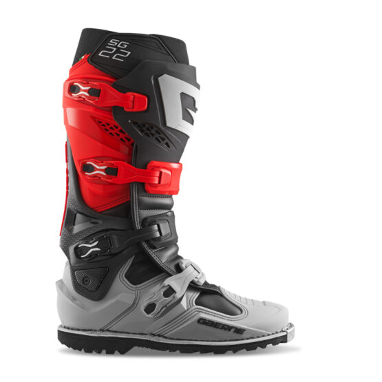 Gaerne SG22 Enduro Boot Red Black Grey Gore-Tex Size 12 Limited Edition